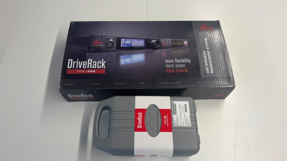 DBX DriveRack VENU360 + RTA-M de segunda mano · Foto 1 de 2 · Barcelona · 1050 €