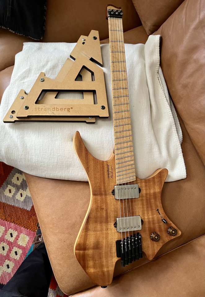 Strandberg USA Custom Shop KOA y Cocobolo