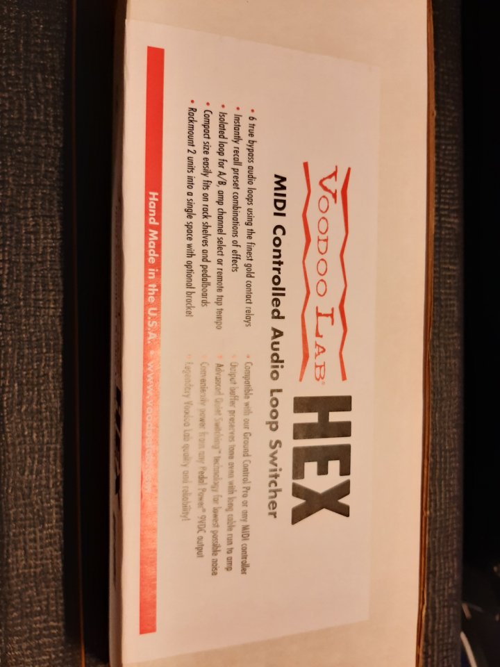 Voodoo Lab HEX - Loop Switcher de 6 Loops - ¡En Garantía y Reestreno!