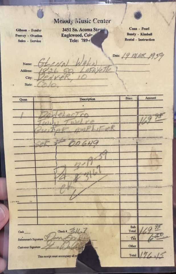 Danelectro Twin-Twelve Series E, Model 298,