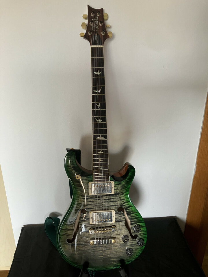 PRS McCarty 594 Hollowbody II 10-Top 2019 Green Burst