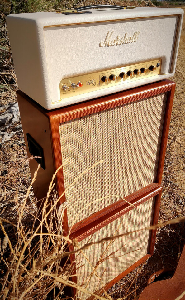 RESERVADO - STACK Marshall Origin 20 Head Cream Limited Edition + Sinmarc