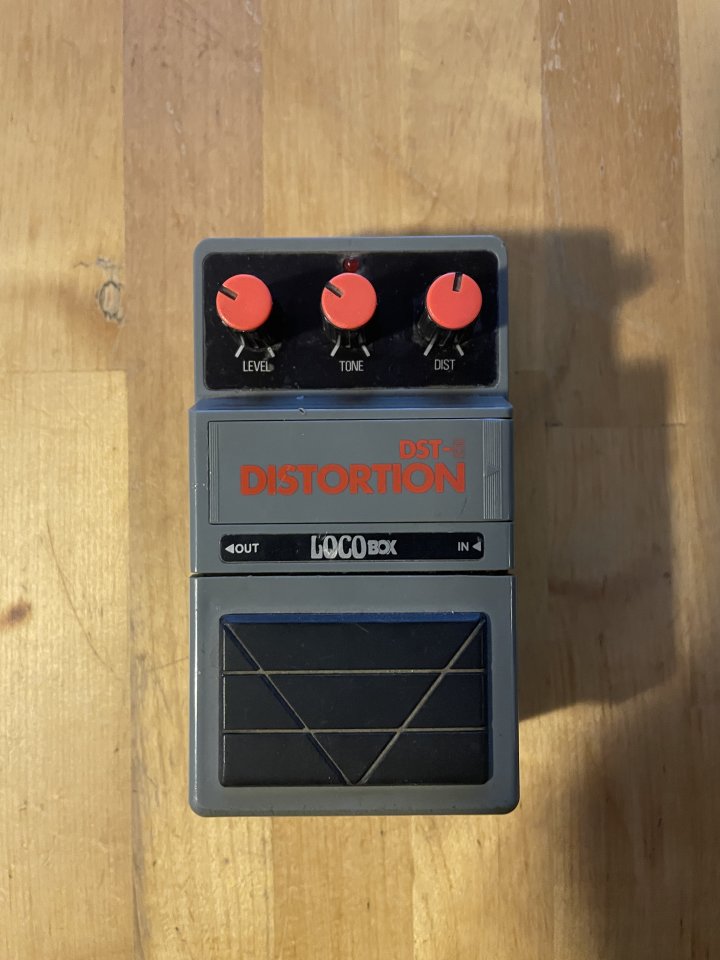 Pedal Distorsión Loco Box DST-5 Vintage 80s