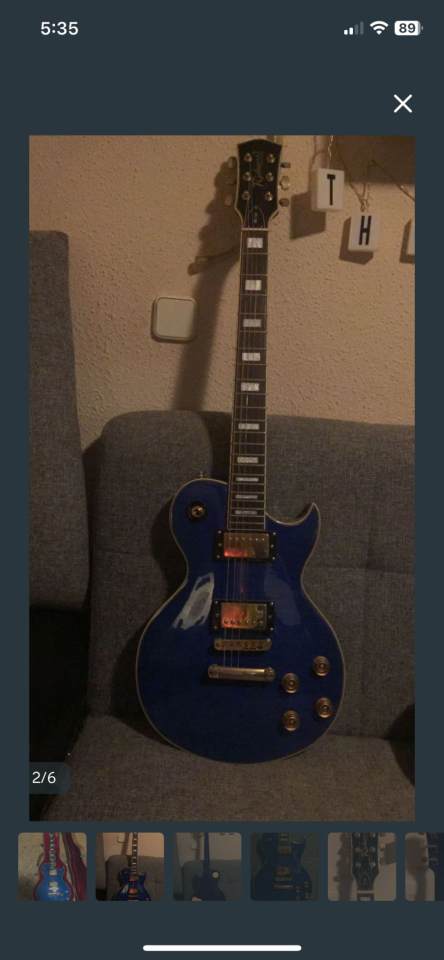 Guitarra Richwood RE-129 modelo Les Paul