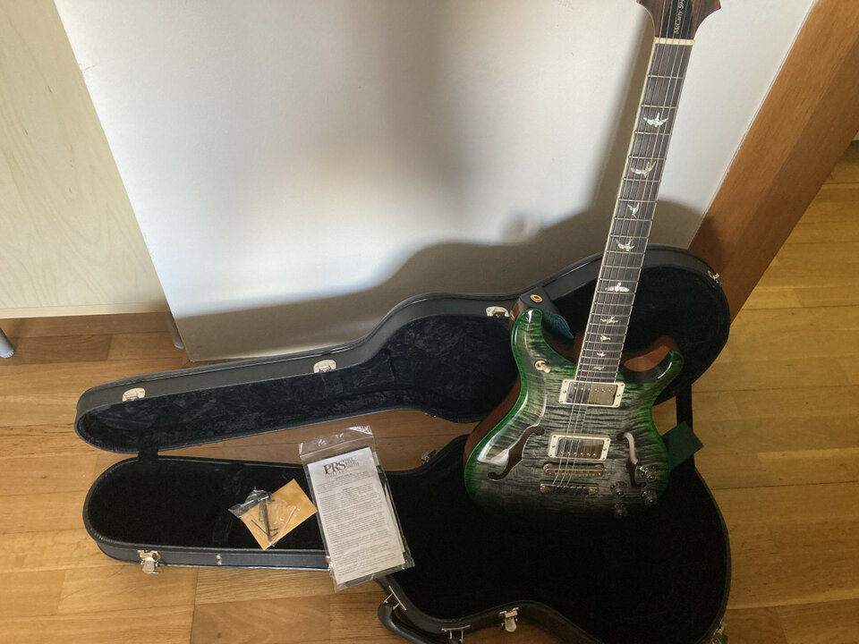 PRS McCarty 594 Hollowbody II 10-Top 2019 Green Burst