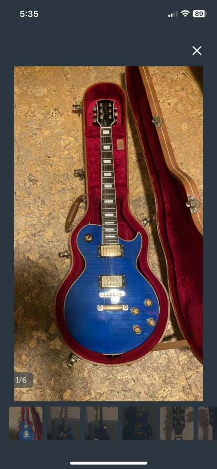 Guitarra Richwood RE-129 modelo Les Paul