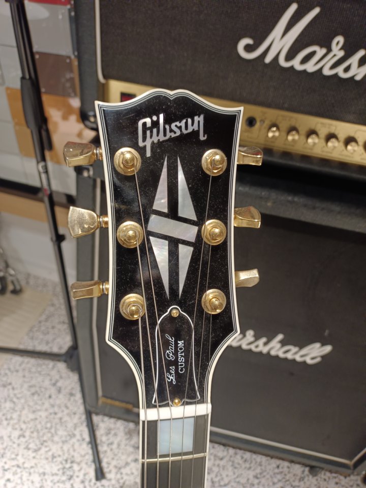 Gibson les Paul custom white alpine 2013