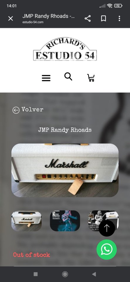 Marshall jmp súper lead Randy Rhoads de segunda mano · Foto 6 de 6 · A Coruña · 7000 €