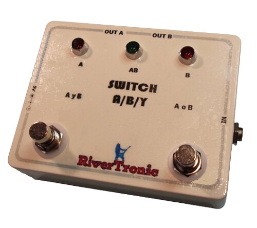 Pedales SWITCH: AB, A/B, A/B/Y; LOOP efectos(1/2 canales)