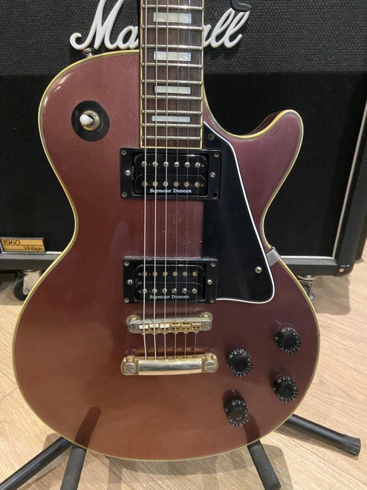 Guitarra eléctrica Washburn WP-80 Custom "Lawsuit Era" (1989) SD Hot Rodded