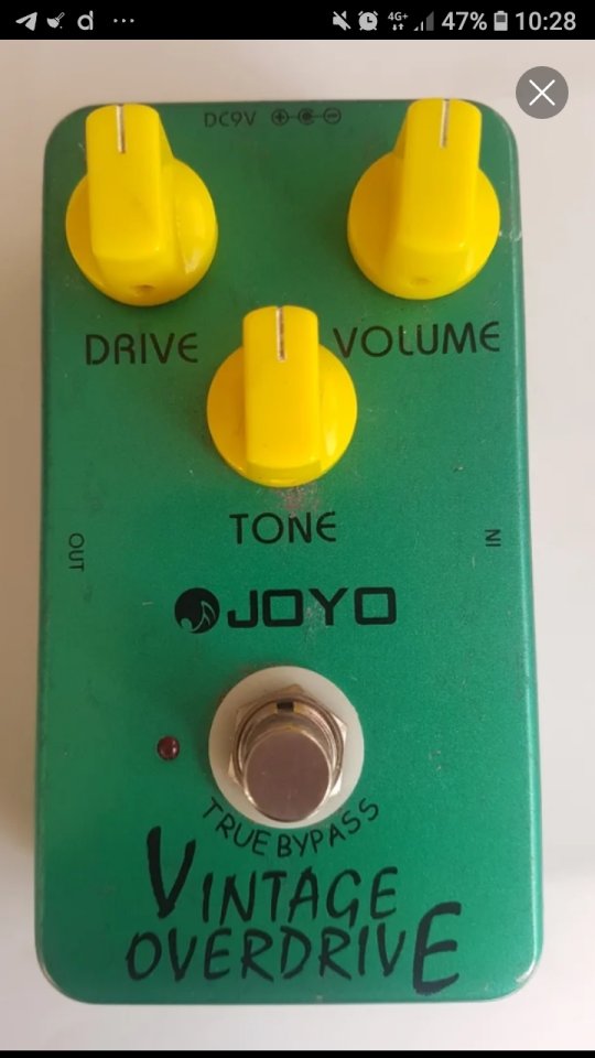 Pedal overdrive vintage Joyo