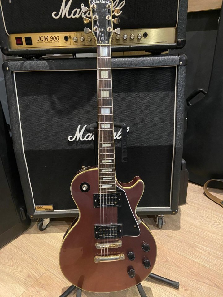 Guitarra eléctrica Washburn WP-80 Custom (1989) SD Hot Rodded