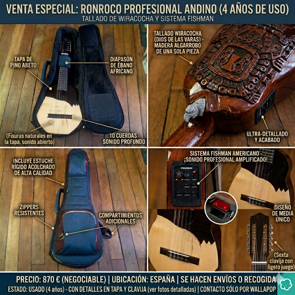 Ronroco Profesional - Obra de Arte Tiahuanacota