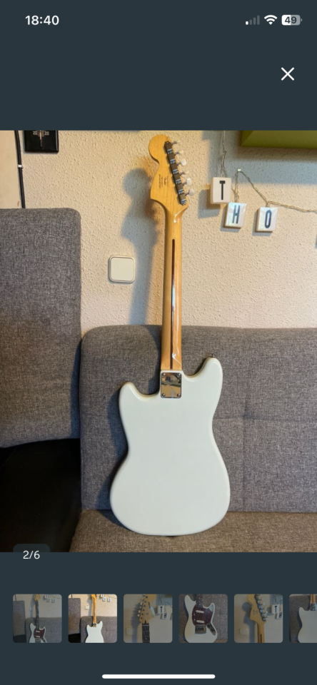 Guitarra Squier Mustang de segunda mano · Foto 2 de 6 · Madrid · 230 €