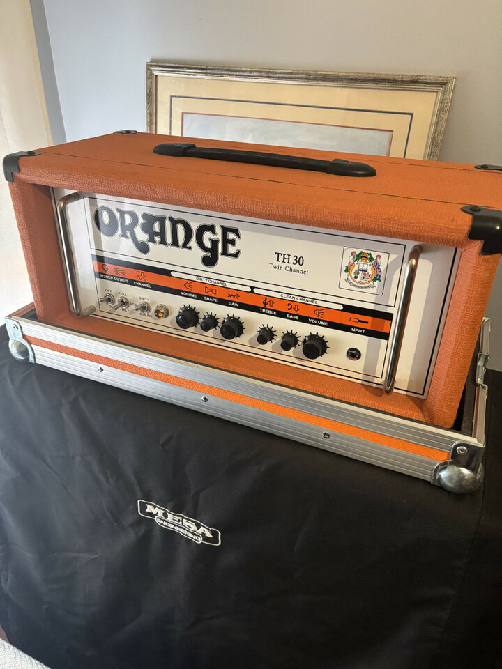 Orange th30 + flightcase + footswitch