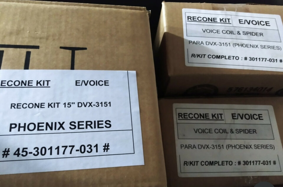 Electro Voice recone para EVX3151 (repuesto original nuevo )