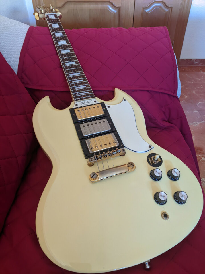 Epiphone Les Paul  Custom, pastillas Gibson