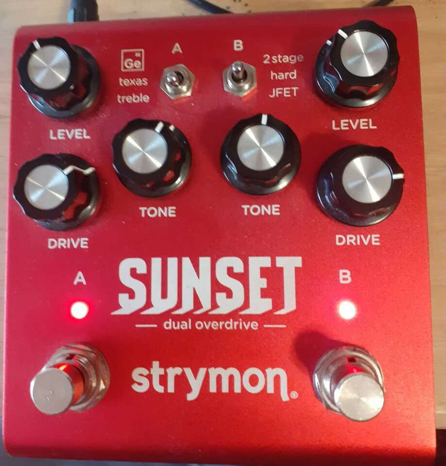 Pedal STRYMON SUNSET Overdrive y  Distorsión.