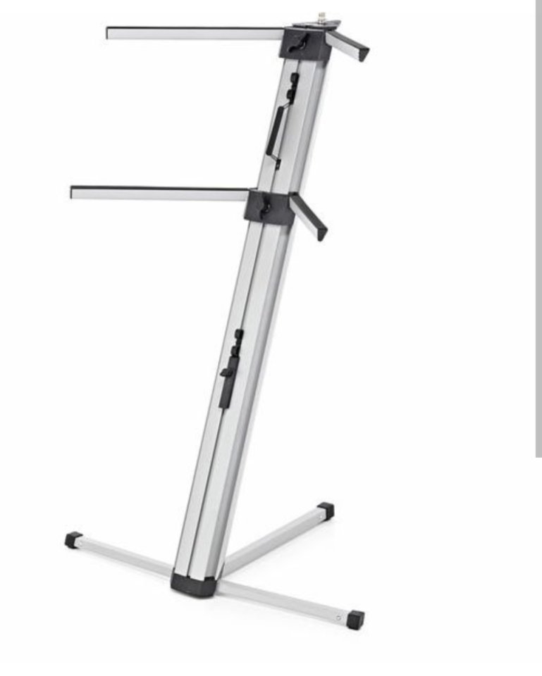 Soporte para 2 teclados Milenium KS-3000