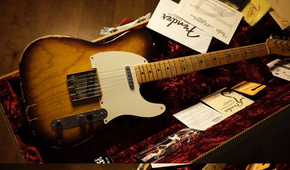 Telecaster American Vintage 58 sunburst aged