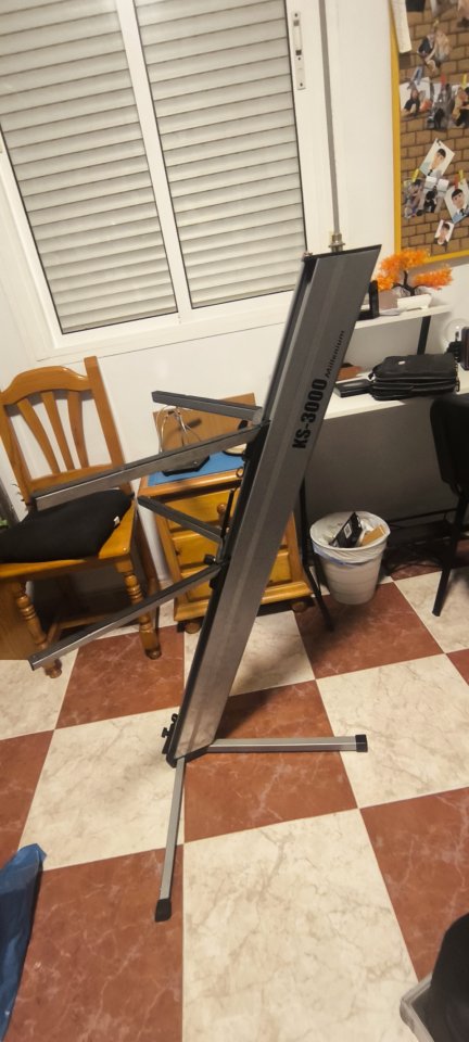 Soporte para 2 teclados Milenium KS-3000