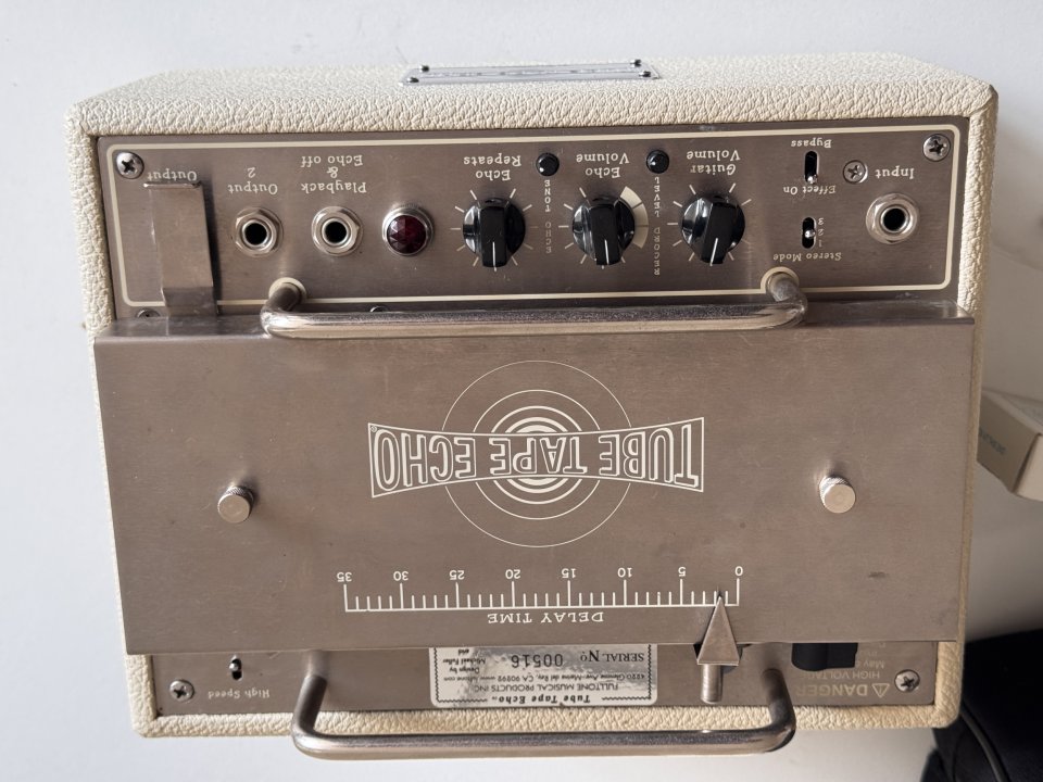 Fulltone Tube Tape Echo, 2004 , firmado, perfecto estado