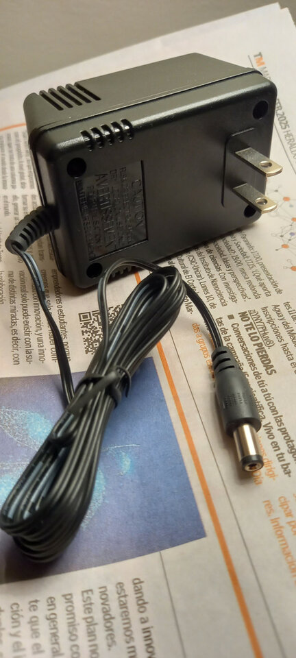 Fuente de alimentación 9.6 v - 120 v