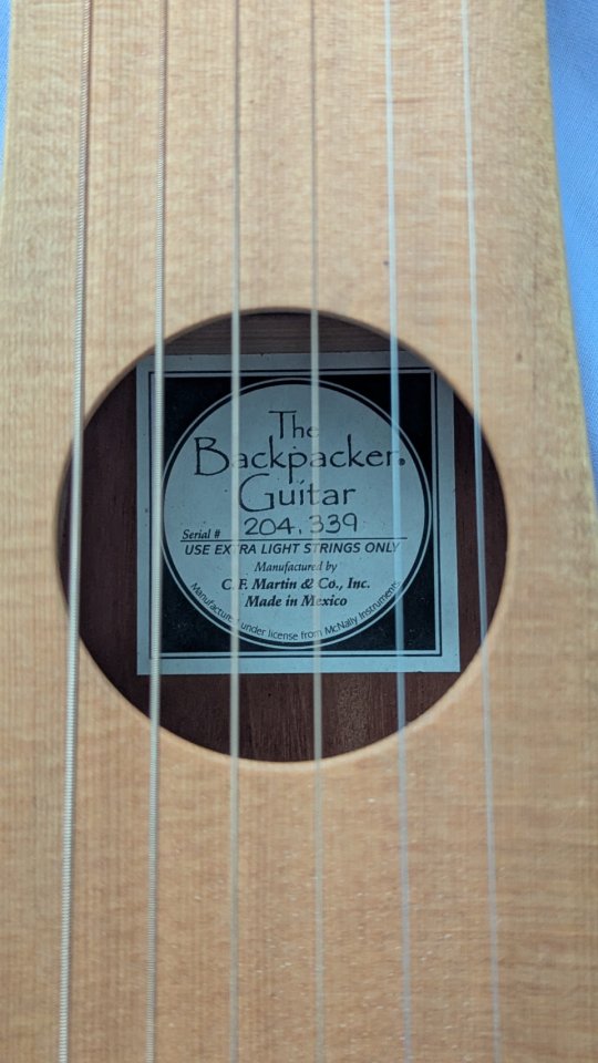 Martin Backpacker Steel