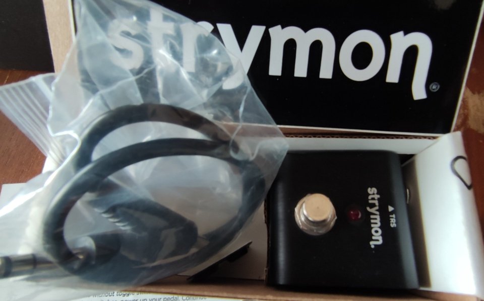 Strymon timeline (+ tap switch)