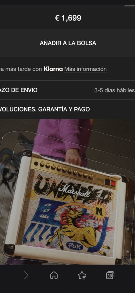 Amplificador Marshall Studio 900 20w de segunda mano · Foto 3 de 3 · Cádiz · 1300 €