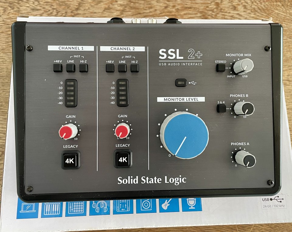 SSL 2+ Audio Interface