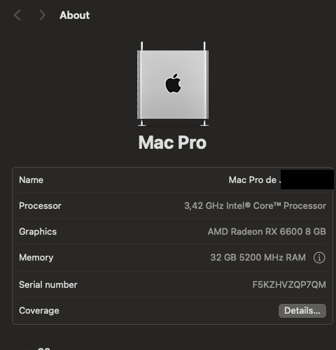 Vendo hackintosh con arranque dual MyPCPro de segunda mano · Foto 1 de 2 · Madrid · 1500 €