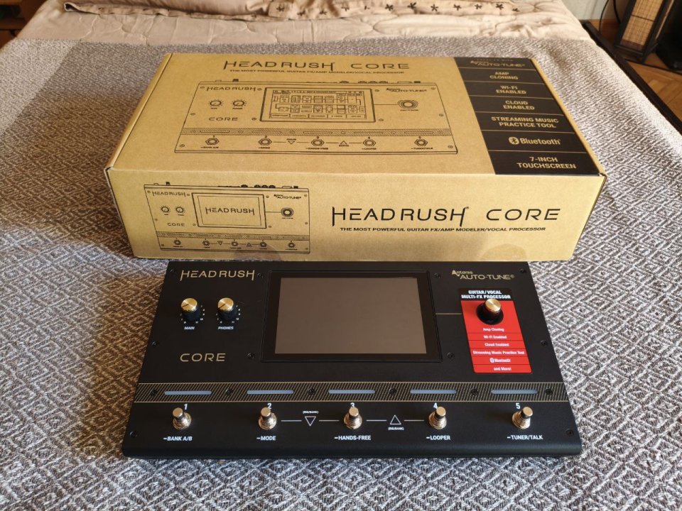 Pedalera Headrush Core Guitarra y Voz SIN USO