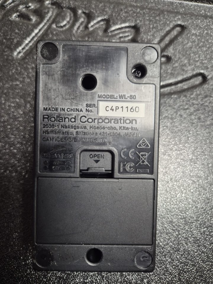 Boss WL-50 Sistema Inalámbrico Guitarra/Bajo