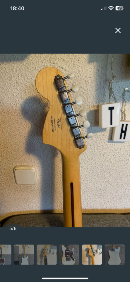 Guitarra Squier Mustang de segunda mano · Foto 5 de 6 · Madrid · 230 €