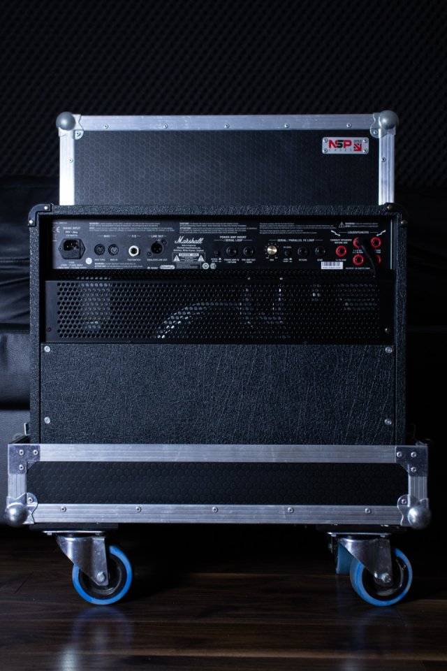 Marshall JVM215C 50-Watt 1x12" + Flight case NSP Cases (UK) + Footswitch