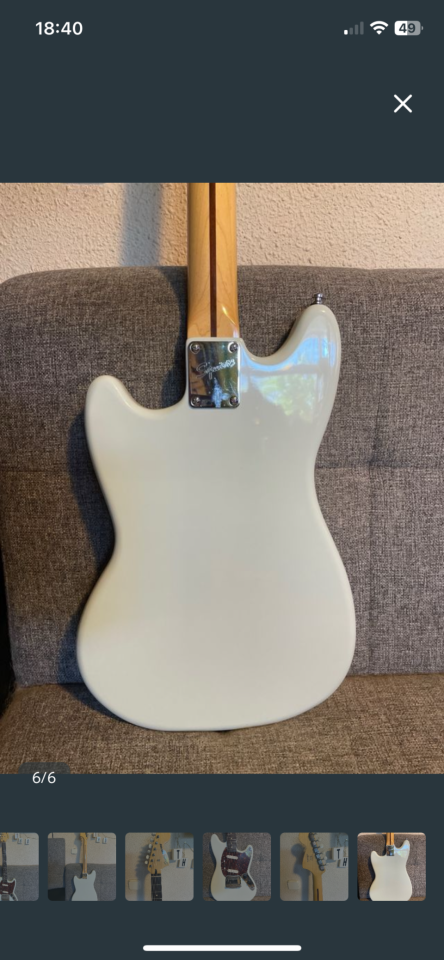 Guitarra Squier Mustang de segunda mano · Foto 6 de 6 · Madrid · 230 €