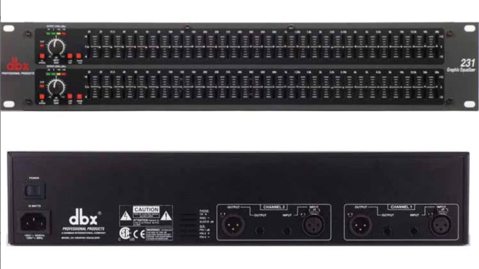 Ecualizador dbx 231