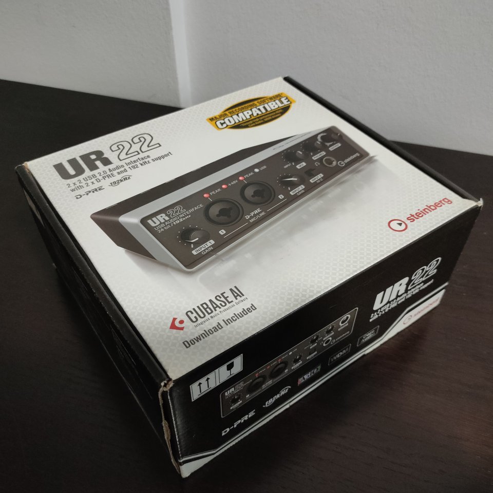 Tarjeta de sonido USB Steinberg UR22