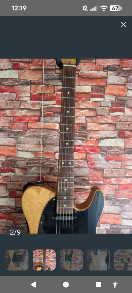 Mástil warmoth Telecaster ojo de pájaro de segunda mano · Foto 1 de 5 · Palencia · 350 €