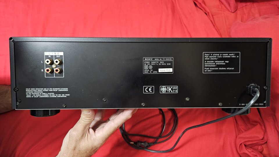 Platina SONY TC-KA6 Serie ES