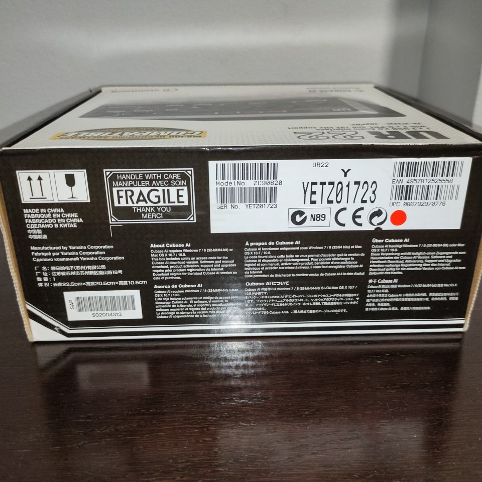 Tarjeta de sonido USB Steinberg UR22