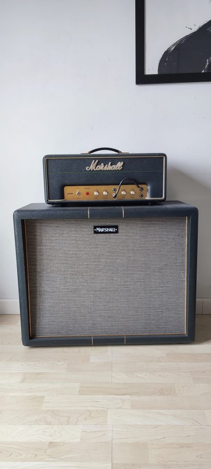 Amplificador Marshall 2061x Handwired y pantalla Marshall 1936G/GS 2x12 de segunda mano · Foto 1 de 2 · Jaén · 1600 €
