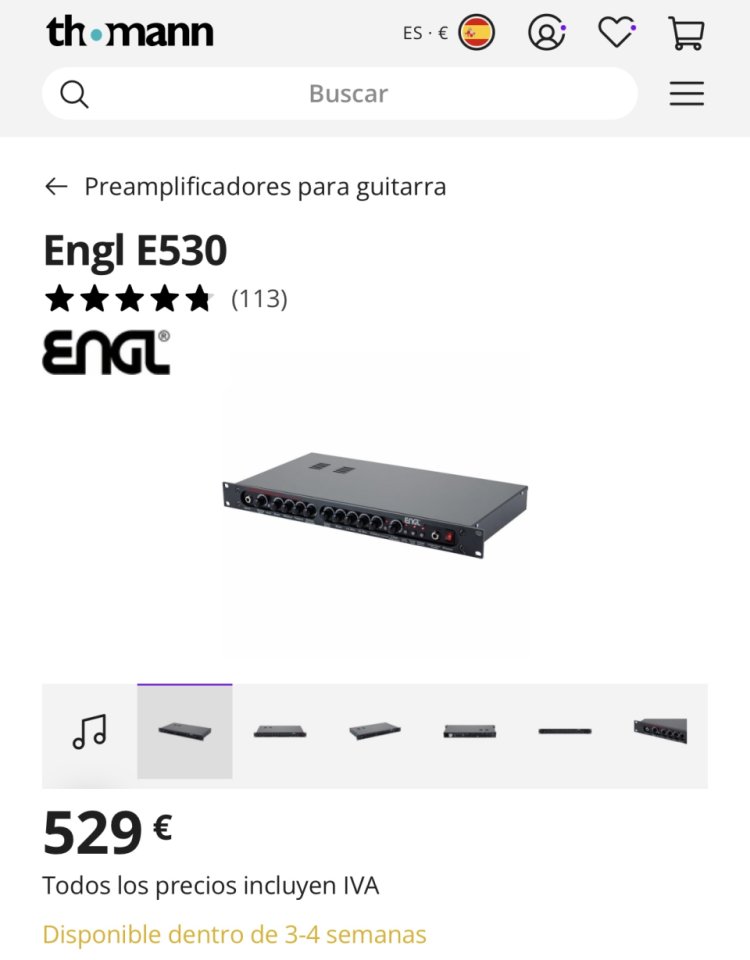 Engl E530 rack