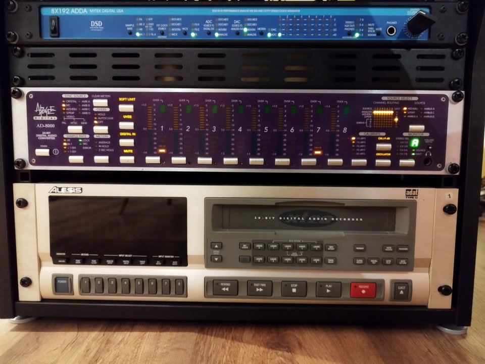 Lote sistema conversores AD/DA Lynx, Apogee, Mytek