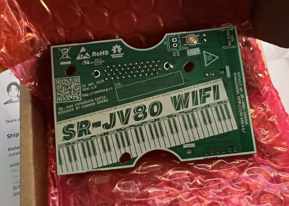Roland SR-JV80 Wifi Expansion Card