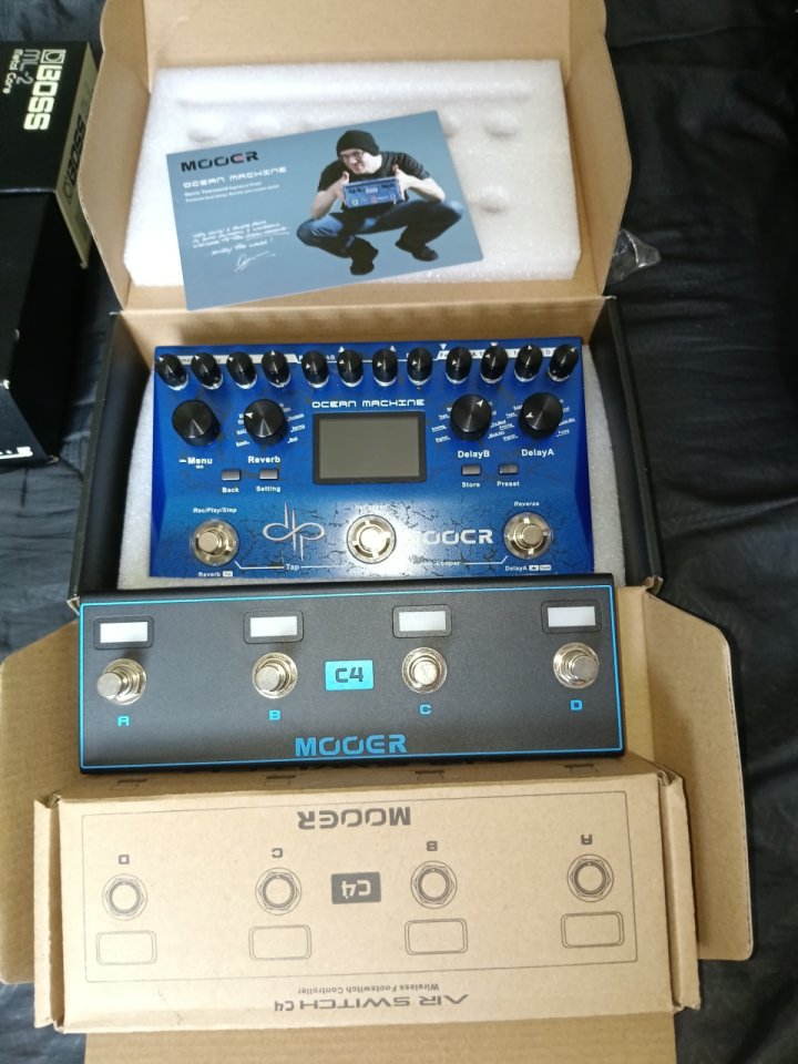 Mooer Ocean Machine + Air Switch C4 Mooer de segunda mano · Foto 3 de 3 · Málaga · 185 €
