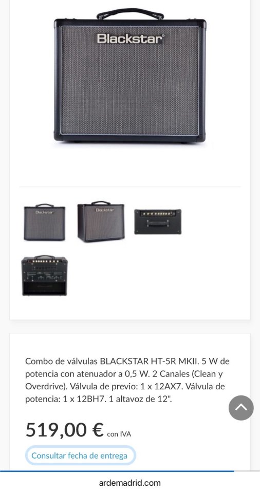 Blackstar HT-5 MKII - REBAJA (envío gratis)