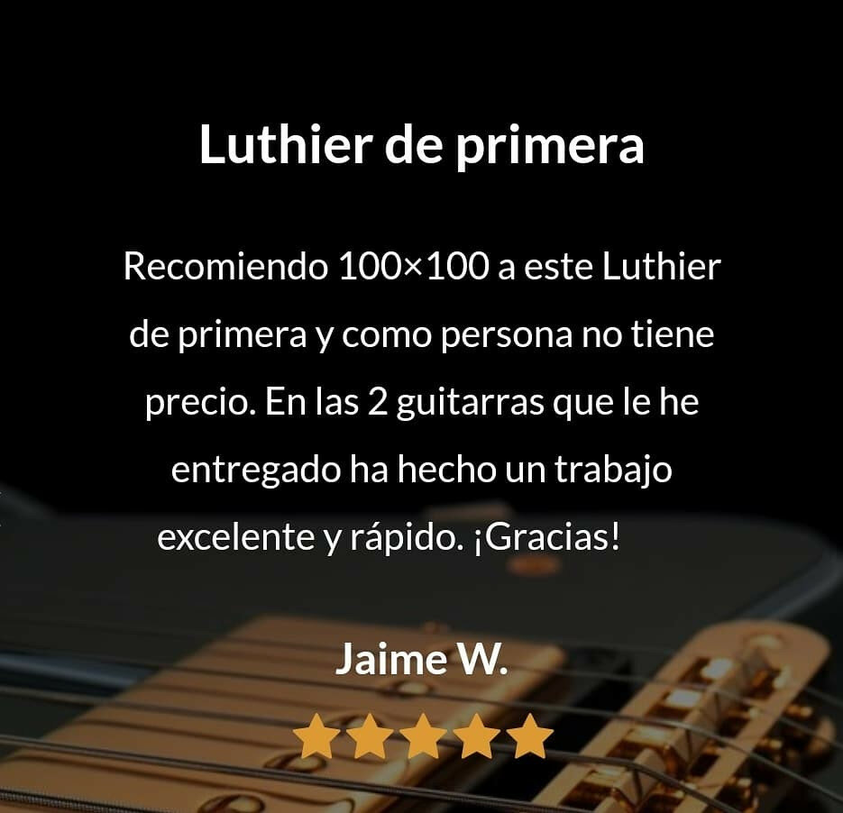 Luthier acústicos y eléctricos
