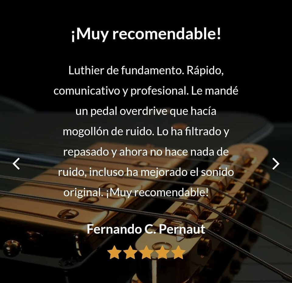 Luthier acústicos y eléctricos